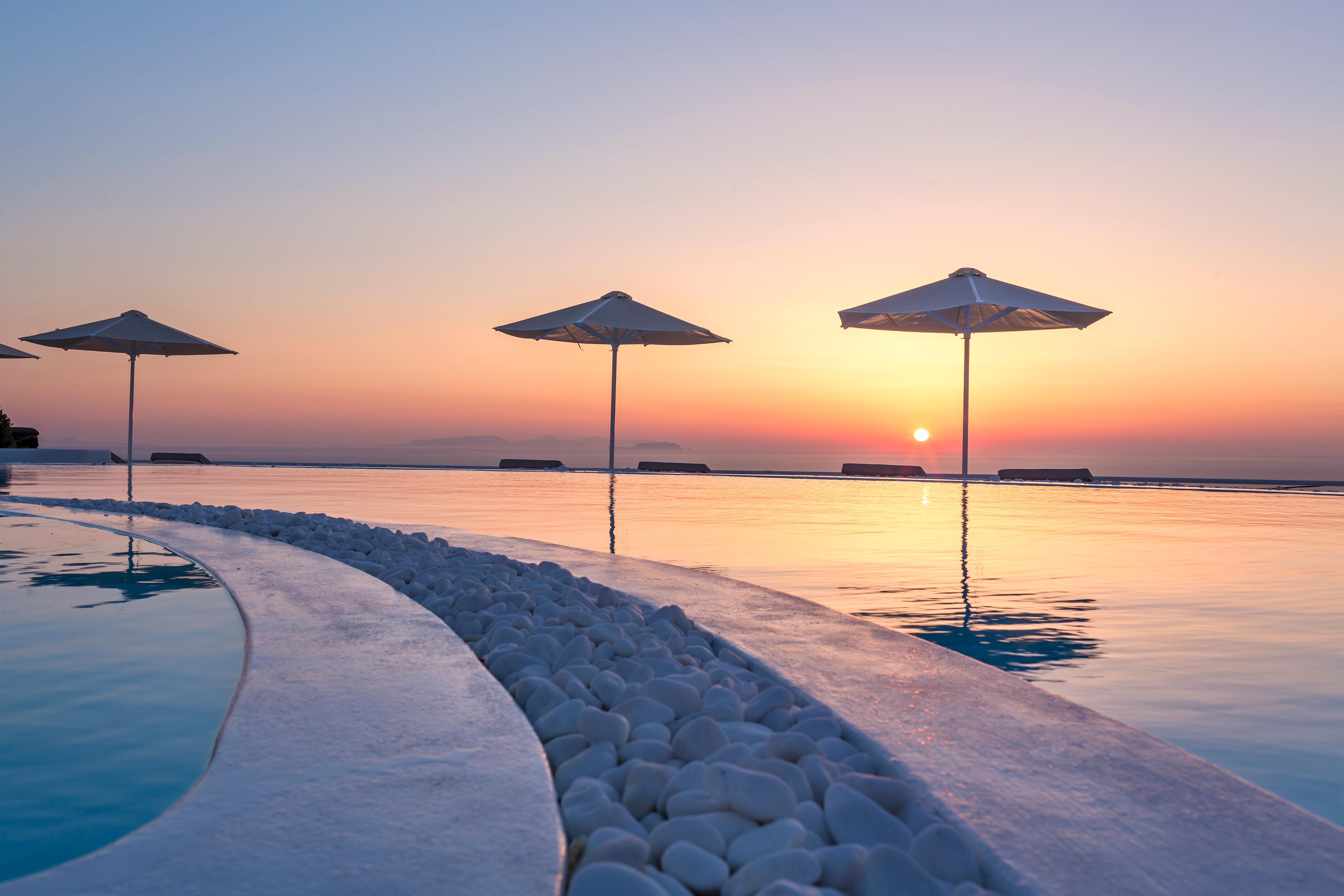 Amber Light Villas Imerovigli  Bagian luar foto
